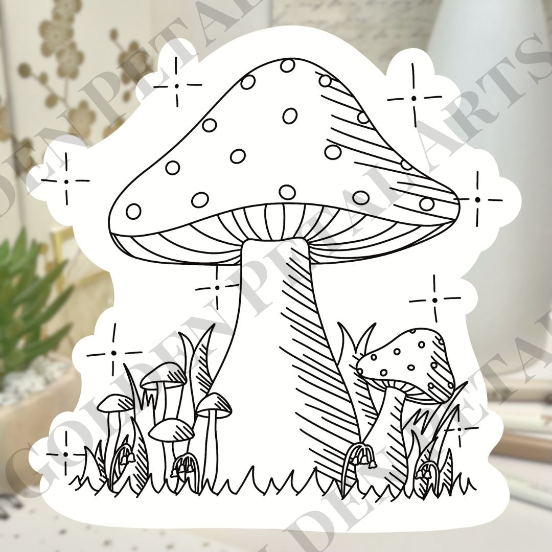 Mushrooms Sticker