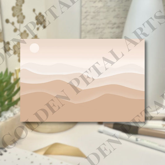 Sand Dunes Rectangular Sticker