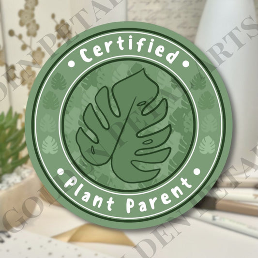 Certified Plant Parent Sticker