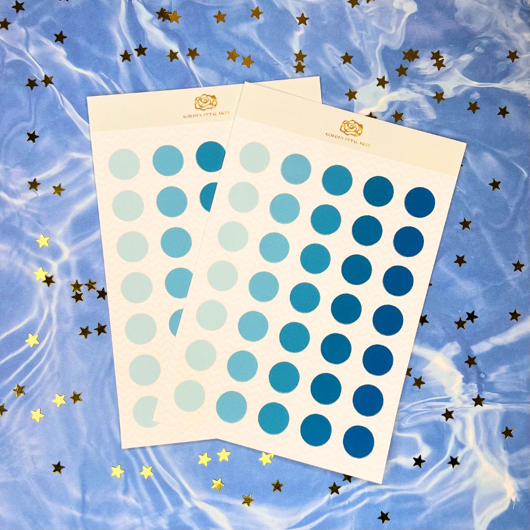 BIG Gradient Circles Sticker Sheet (1 pc) (Diff Color Options) ($2 DISCOUNTED AT CHECKOUT)