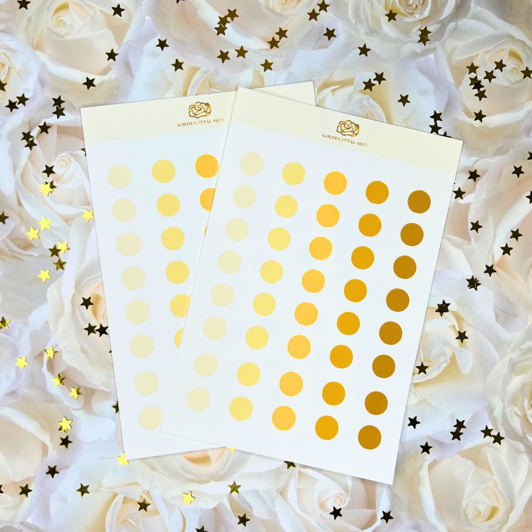 MEDIUM Gradient Circles Sticker Sheet (1 pc) (Diff Color Options) ($2 DISCOUNTED AT CHECKOUT)