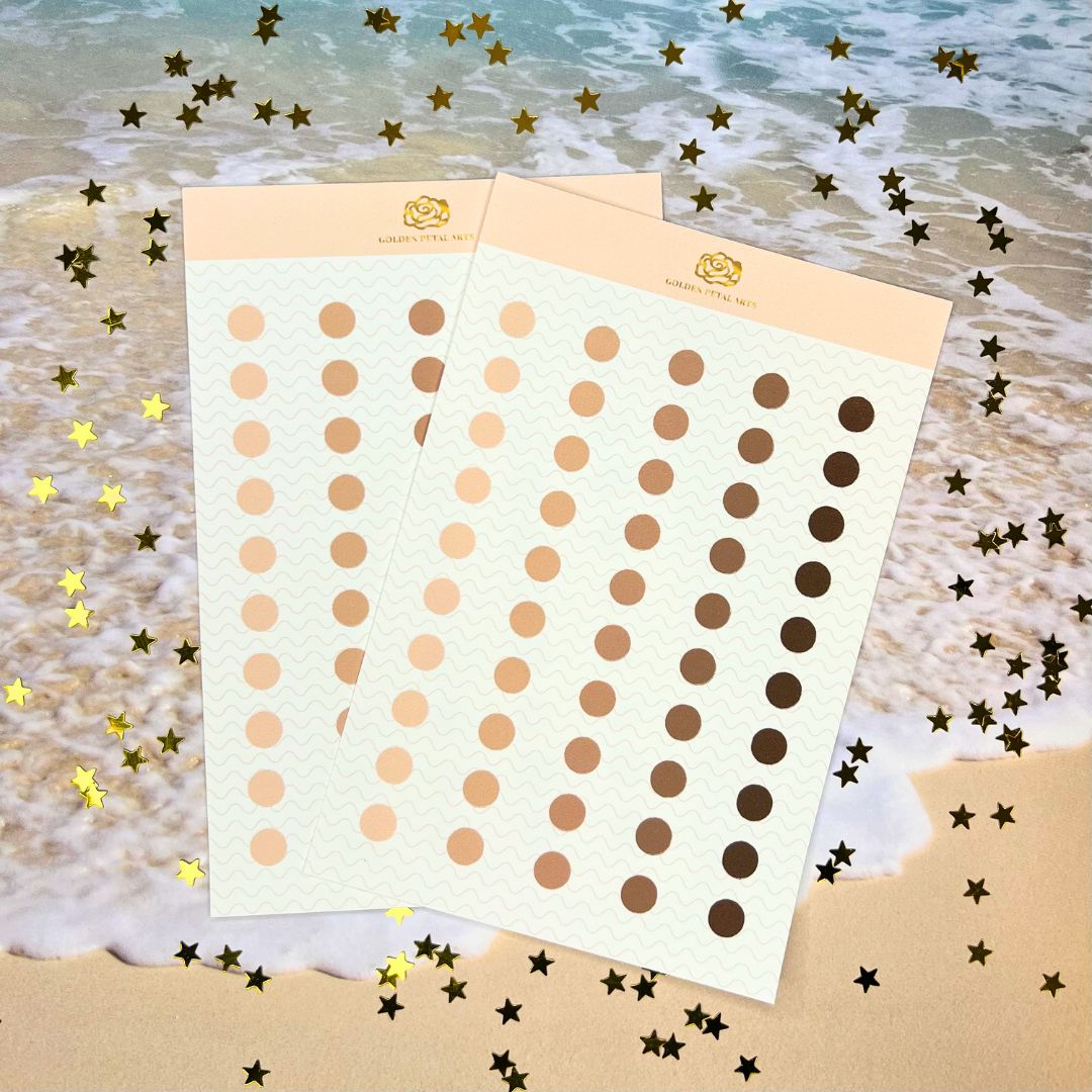 SMALL Gradient Circles Sticker Sheet (1 pc) ($2 DISCOUNTED AT CHECKOUT)