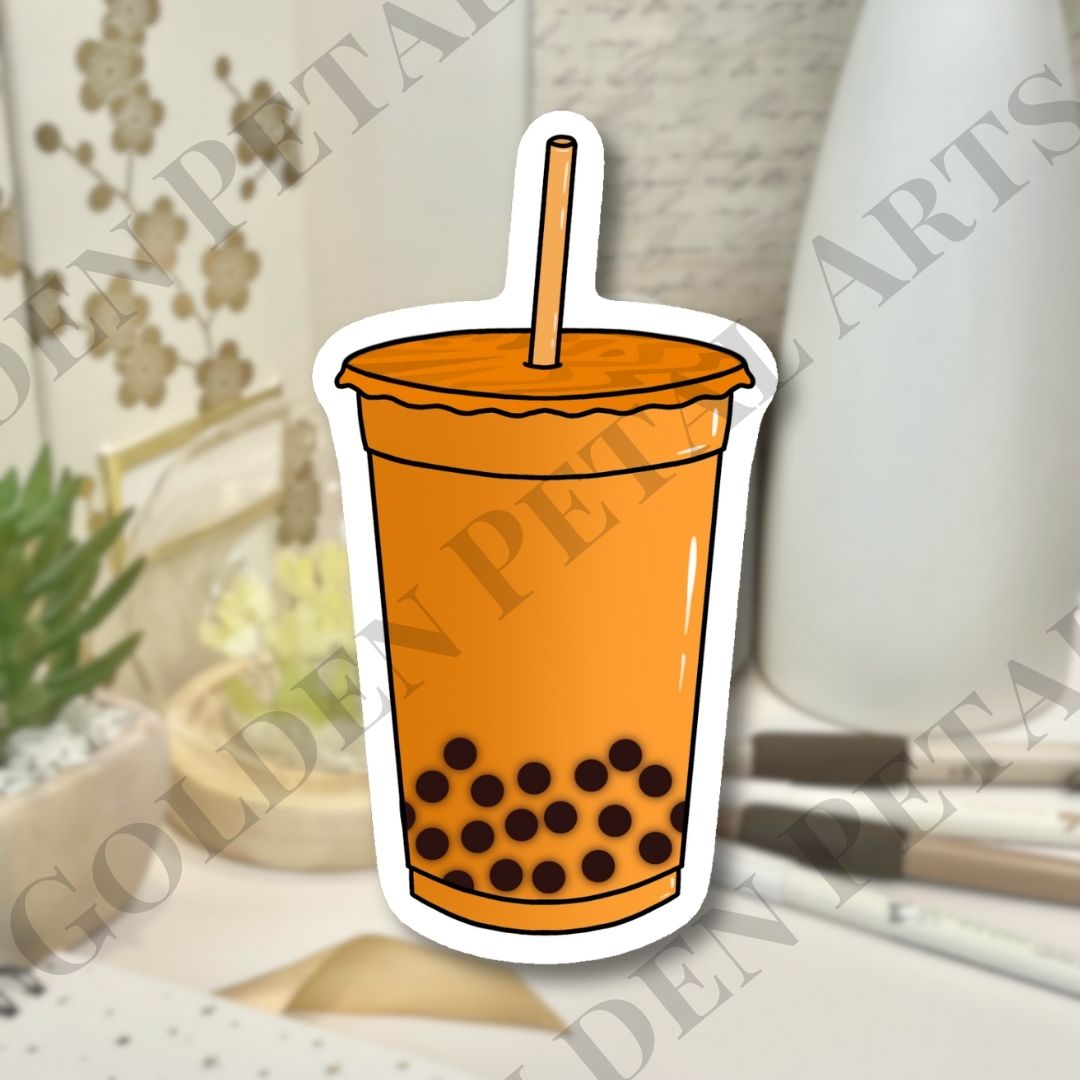 Thai Bubble Tea Sticker