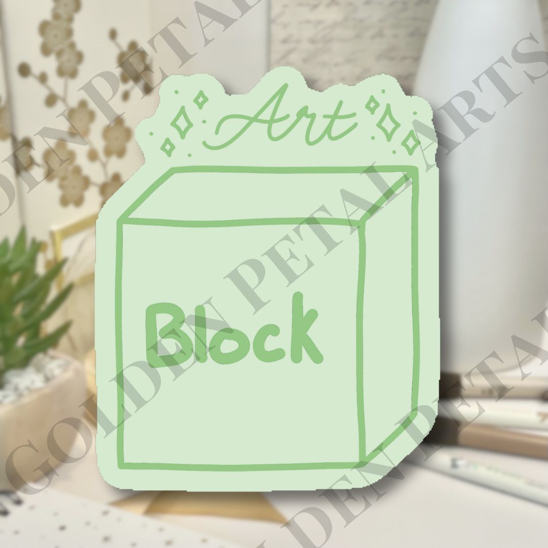 Art Block Sticker (MORE COLORS)