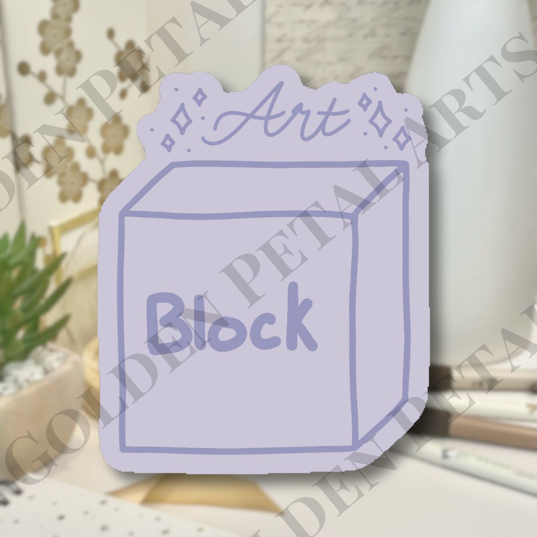 Art Block Sticker (MORE COLORS)