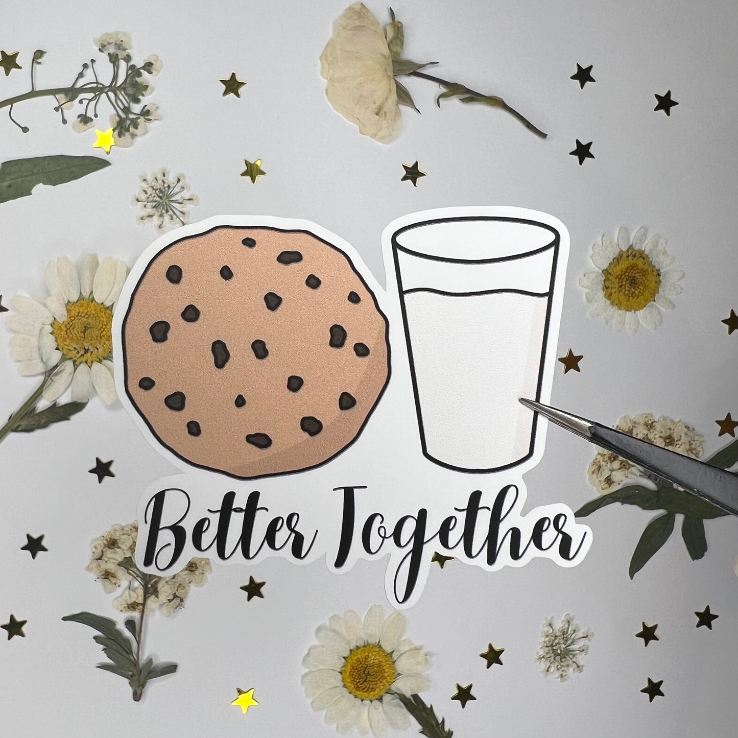 Better Together - Cookies and Milk Sticker