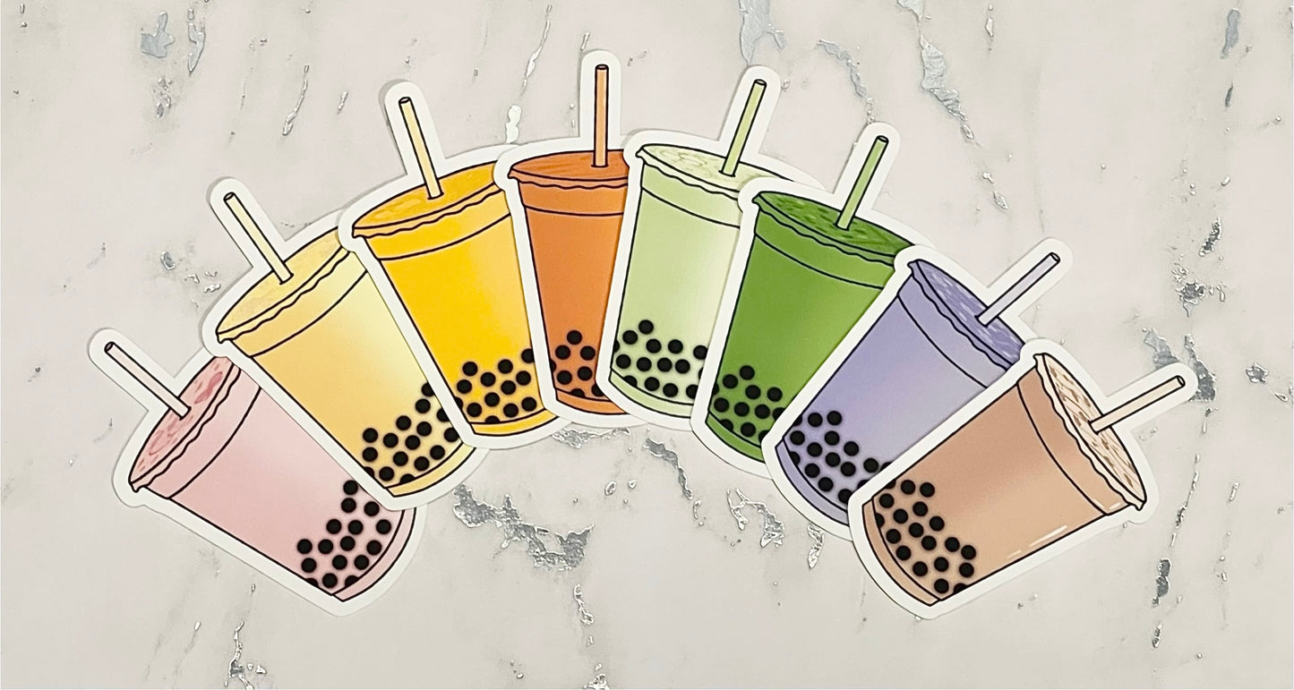 Bubble Tea Stickers Discounted BUNDLE