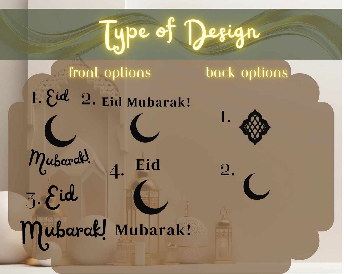 Customize Your Own Eid Money Envelopes! - Physical